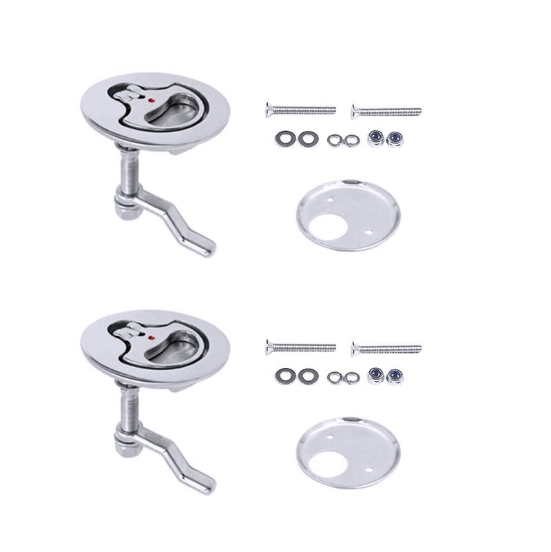 Mxeol Boat Cam Latches Stainless Steel Marine Hatch Cam Latch Pull 2 Pack - Image 2